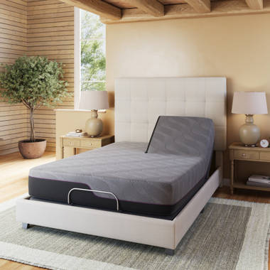 Upholstered adjustable bed frame deals with wireless remote